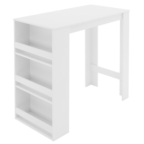 Table bar blanc avec - blanc,