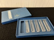 6 portes couteaux en cristal de Saint Louis (prix des 6)