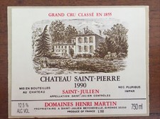 Étiquette Château Saint