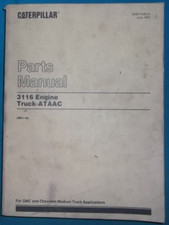 Cat CATERPILLAR 3116 Diable Moteur Ataac Pièces Manuel Livre S/N 2BK00001-UP