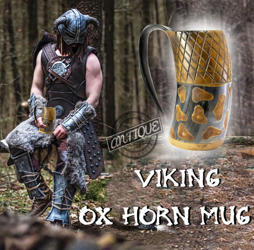 Viking médiévale buvant - viking,
