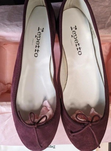 New repetto cendrillon suede - new,