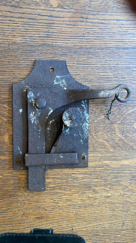 Ancienne targette tirette - a,