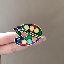 Broches de Palette en émail