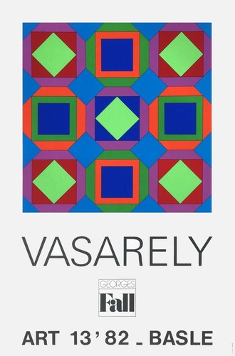 Victor vasarely affiche expo - victor,