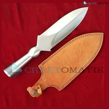 Saufeder Haut Charbon 1045 Pointe de Chasse Lanzenspitze Fer de Lance 36 CM