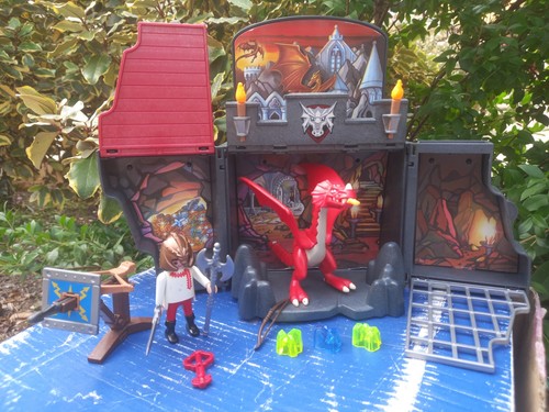 Playmobil dragon rouge - , set