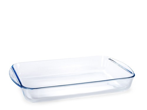 Plat rectangulaire verre - plat,
