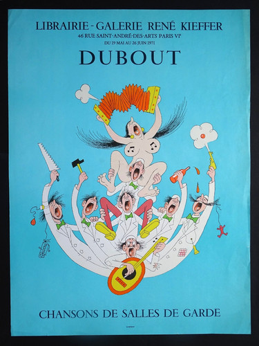 Albert dubout affiche - albert,
