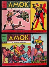 AMOK 2ème SERIE N°1 A 24 . SERIE COMPLETE . EO . 1966/1967 . ED. SAGÉDITION .