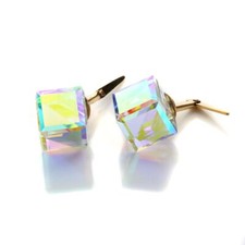 Boucles d'Oreilles Cubes en Or