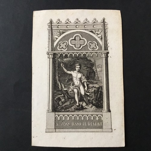 Gravure image pieuse saint - gravure,