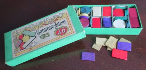 Boite garniture jetons - jetons, en
