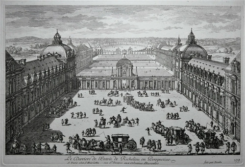 Gravure ancienne 17e - ancienne,
