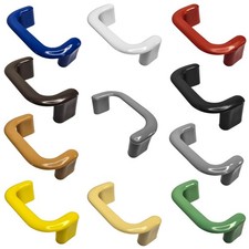 6x Poignée de meuble entraxe 64mm plastique placard porte cuisine armoire tiroir