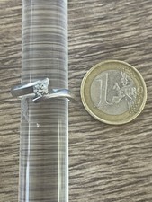 Ancienne bague en argent massif 925Taille 54 poids  2,8  gr solitaire