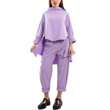 Ensemble Chemisier Pantalon Femme Élégant Asymétrique Cérémonie TooCool MS-6559