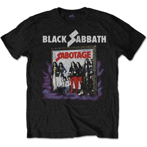 Black sabbath vintage sabotage - black,