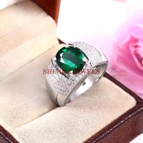 Bague homme 191 émeraude - #191,