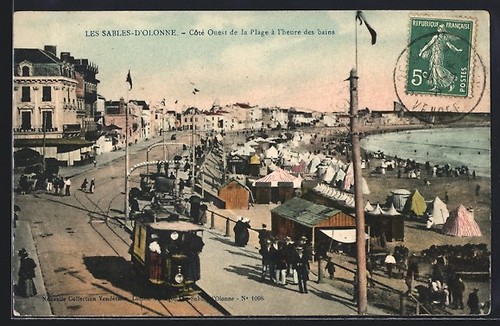 Carte postale les sables - les, sables-d