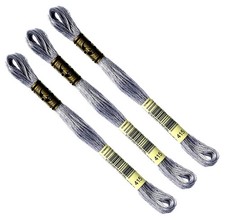 DMC 415 Lot 3 Échevettes Fil