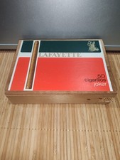 Ancien Boîte de 50 cigarettes Cigares Lafayette Complet Célé  Objet De bistrot 