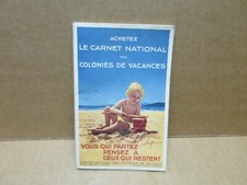GEORGES REDON carnet des colonies de vacances série complète de 10 cartes