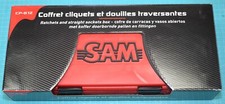 Coffret de cliquets et douilles traversants 1/4 et 3/8" SAM CP-61Z neuf