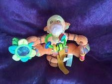 Doudou  tigrou d 'eveil vibrant miroir anneau nicotoy disney