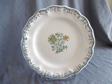 PLAT ROND FAIENCE GIEN DECOR
