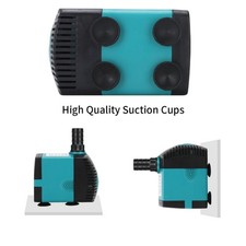 Pompe de fontaine submersible silencieuse pour aquarium et jardin caractéristiq