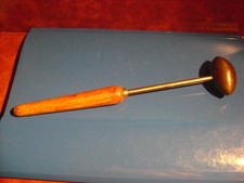 Ancien Fer à Coque ,à Ballonnée Pour Repasser les  dentelles, chapeaux, 30 x 15