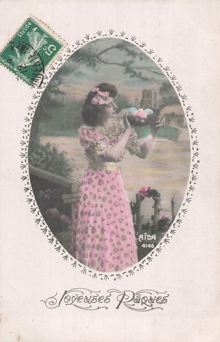 Easter medallion women - easter,