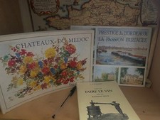 Lot (x3) — Beaux livres sur le vin et Bordeaux — Médoc, passion du vin, Audibert