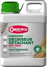 Nettoyant dégrisant détachant dégriseur bois extérieurs 1L NET TROL OWATROL