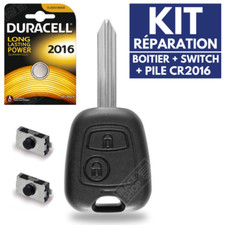 ✅ Plip Boitier Coque Clé pour Télécommande CITROEN Saxo Xsara Picasso Berlingo