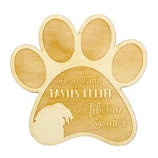 Épagneul tibétain sous-verre en contreplaqué Art-Dog