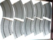 10 Rails pour circuit de voiture électrique Jouef 1ère génération ref 321 gris