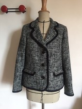 Veste tailleur laine, couture