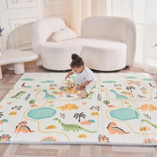 Tapis de Jeu pour Enfant Bebe 150x180x1cm Tapis de Sol XXL en Mousse Epais Pl...