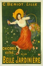 AFFICHE   POSTER   CHICOREE BELLE  JARDINIERE BERIOT LILLE