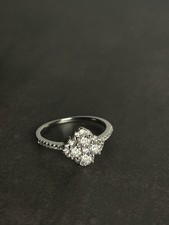 Bague Moissanite Argent 925 