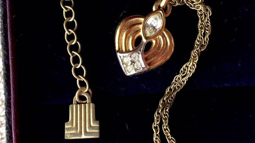 Collier vintage lanvin - collier,