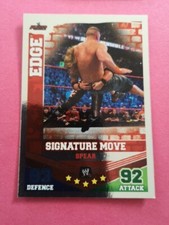 Edge Spear Signature Move Foil Cartes Catch Slam Attax Mayhem 2010 Topps