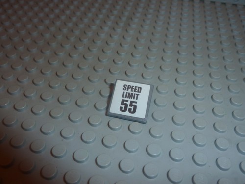 Lego road sign 2 square - 2,