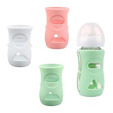 Avent Lot de 3 Housses en Silicone Pour Biberon en Verre Naturel Porte-Bibero...