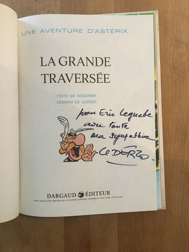 Uderzo dédicace dans un - dédicace,