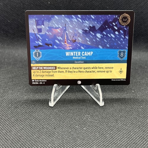 Winter camp medical tent - winter,