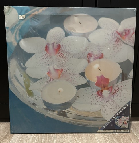Cadre lumineux orchidées
