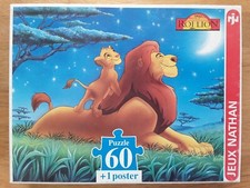 puzzle Disney - ROI LION - 60 pièce + 1 poster - NATHAN
